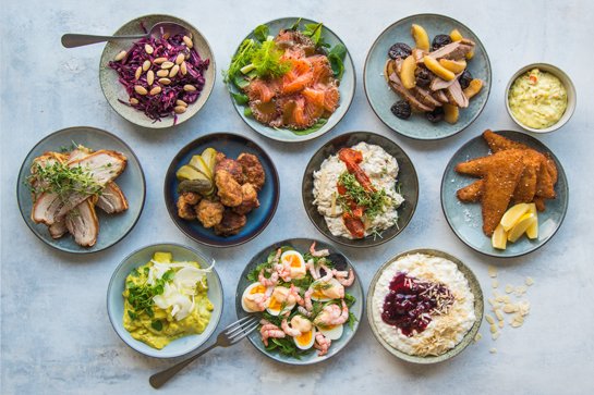 Stor julefrokost ud af huset